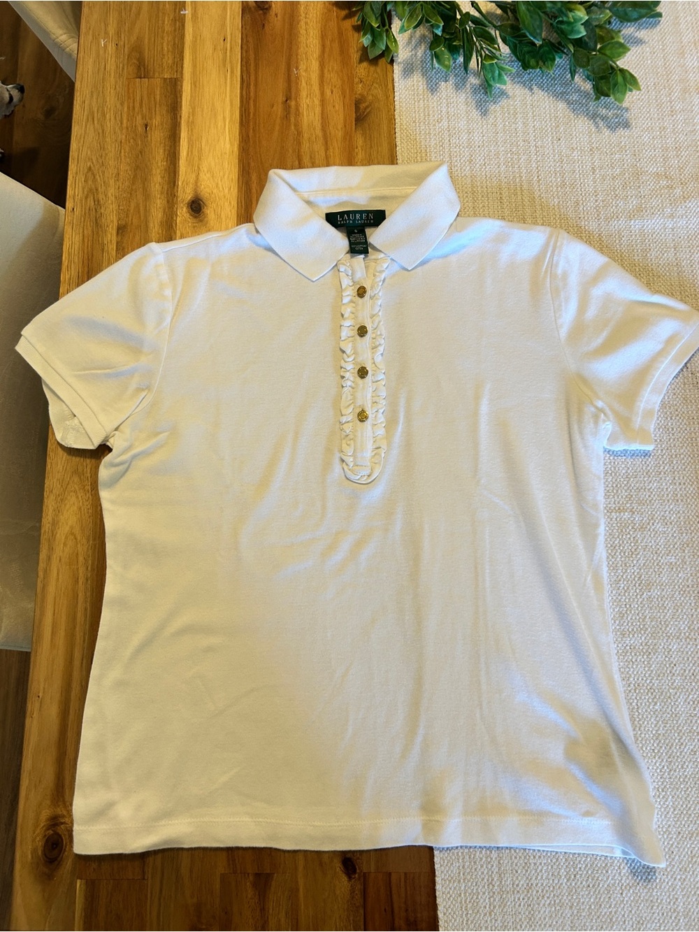 Ralph Lauren Preppy Pink and White Polo Shirt Set of 2 - Picture 2 of 5